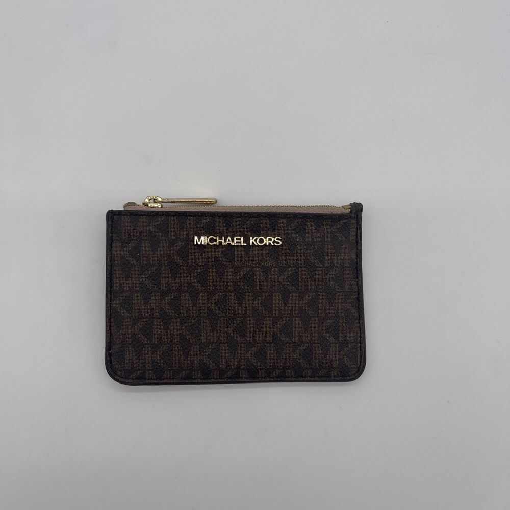 Michel Kors Monogrammed Card Wallet